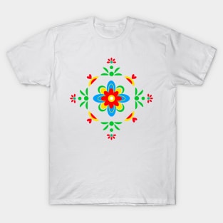 Folk Art Flower T-Shirt